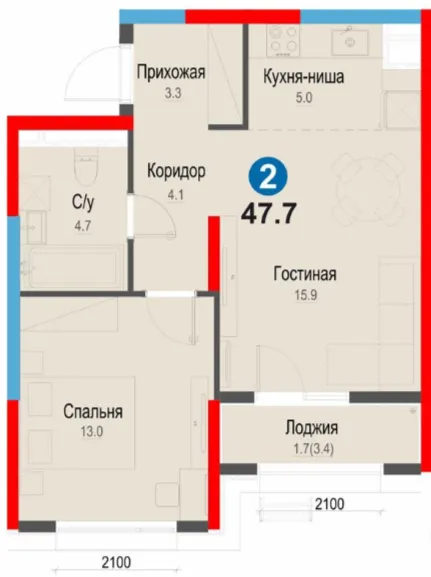 2-комн