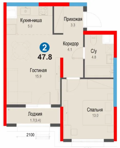 2-комн