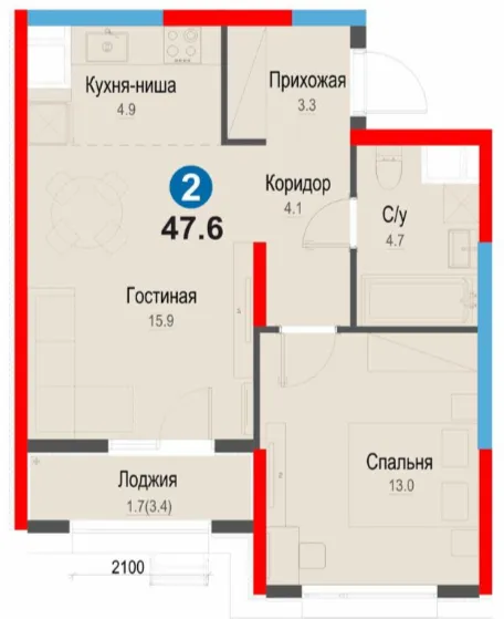 2-комн