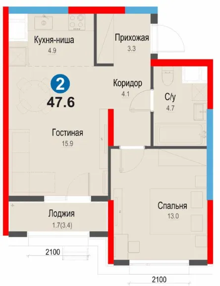 2-комн