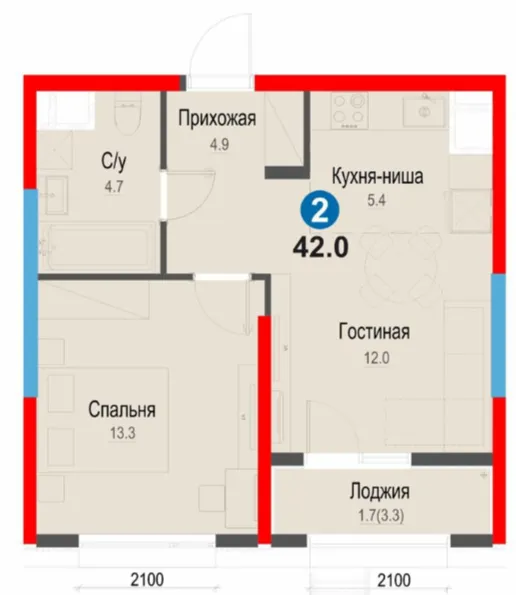 2-комн