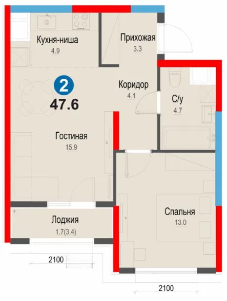 2-комн