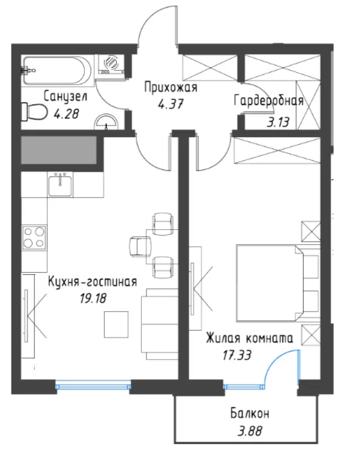 2-комн