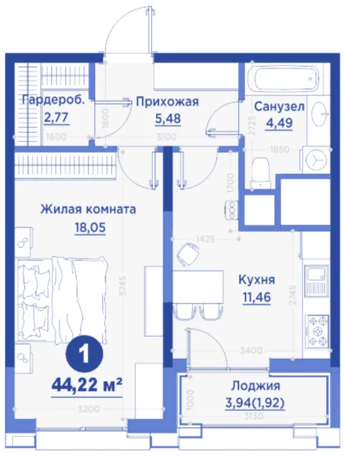 1-комн