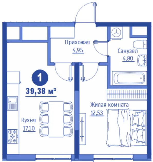 1-комн