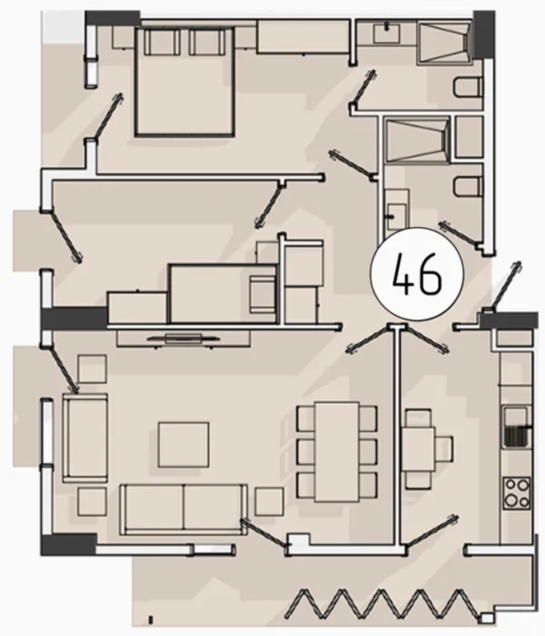 3-комн