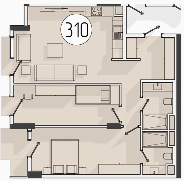 3-комн