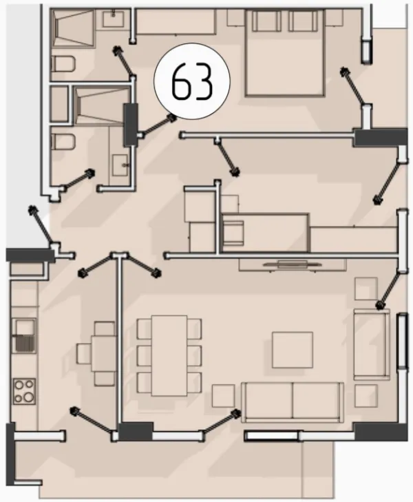 3-комн