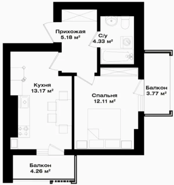 1-комн