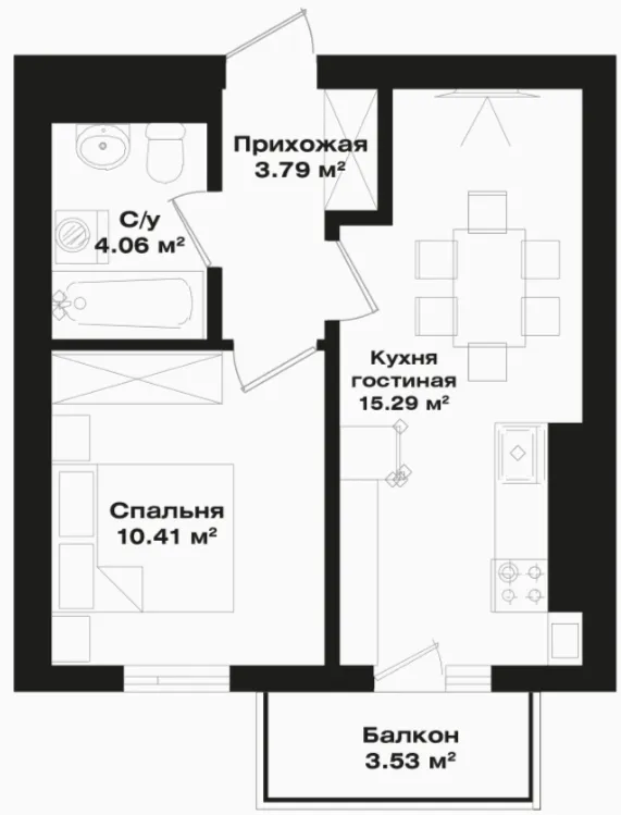 1-комн