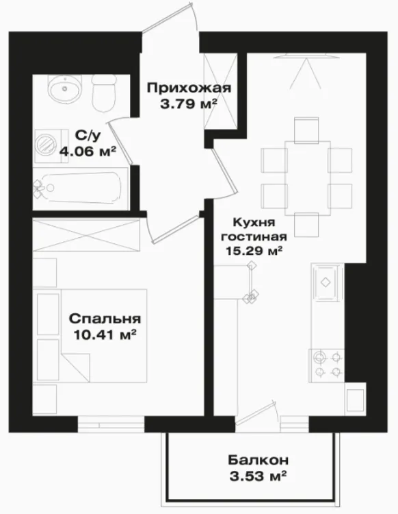1-комн