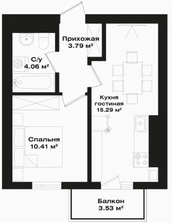 1-комн