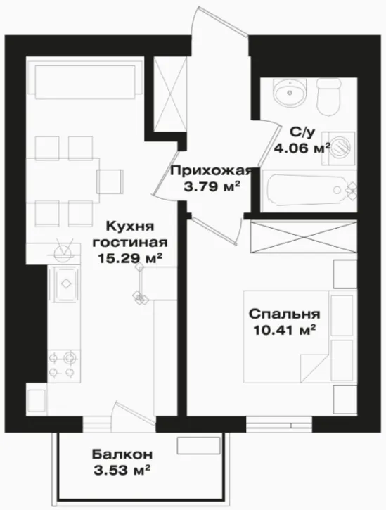 1-комн