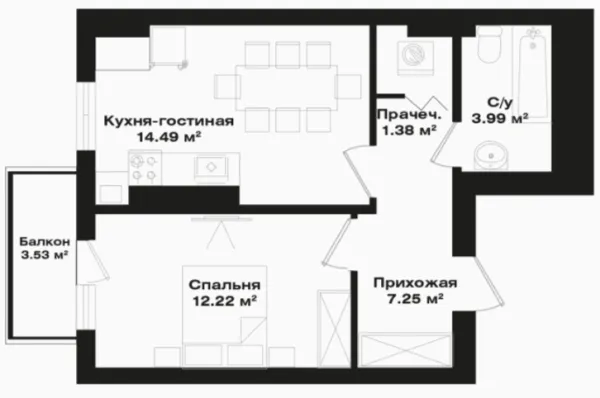 1-комн