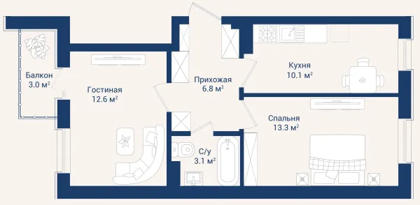 2 к. M