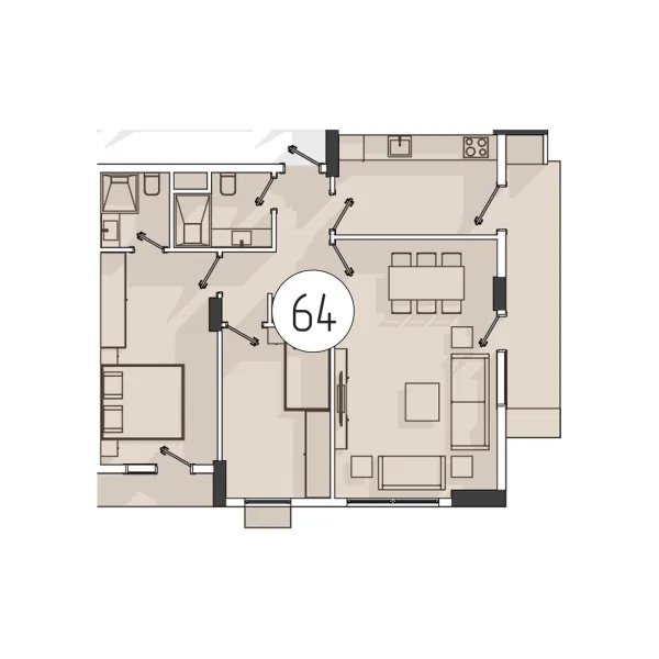 3-комн